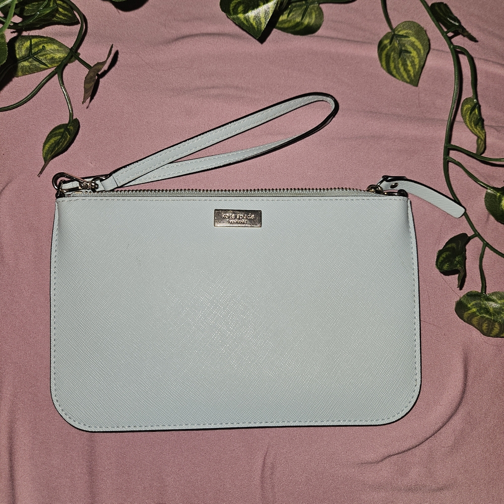 Kate Spade Light Blue Wristlet